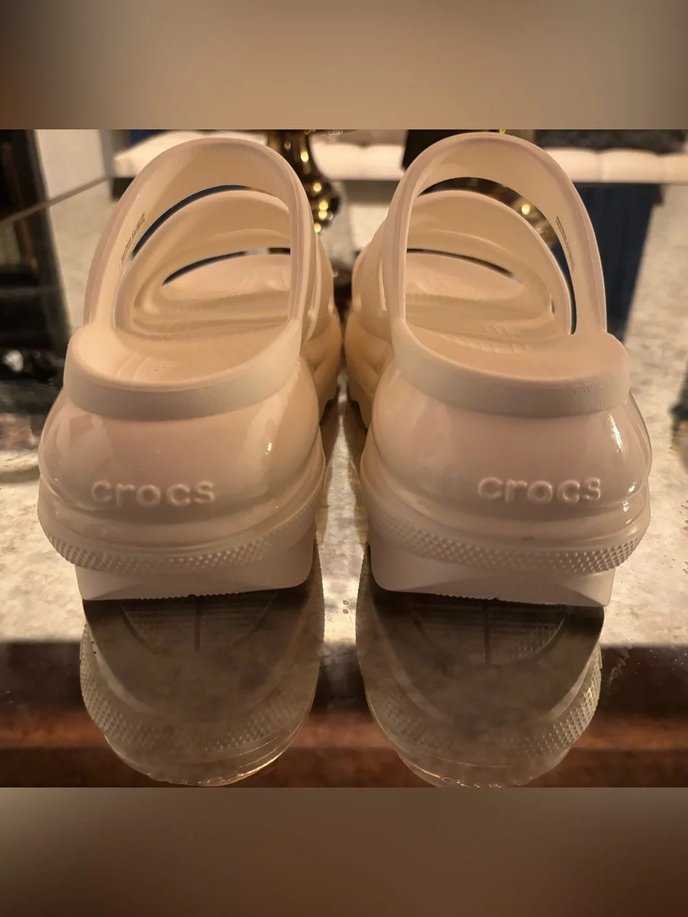 CROCS chunky platform